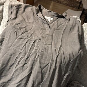 Thread & Supply Women's Green Casual Button Down Shirt